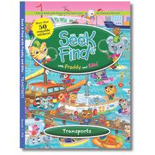 Load image into Gallery viewer, Seek & Find with Freddy and Ellie® - Transports