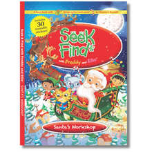 Load image into Gallery viewer, Seek &amp; Find with Freddy and Ellie® - Santa&#39;s Workshop
