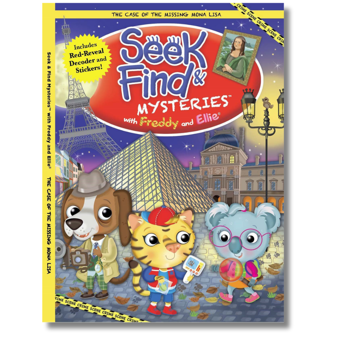 Seek & Find Mysteries® with Freddy and Ellie - The Case of the Missing Mona Lisa