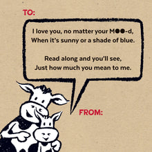 Load image into Gallery viewer, MOO-MOO, I LOVE YOU!
