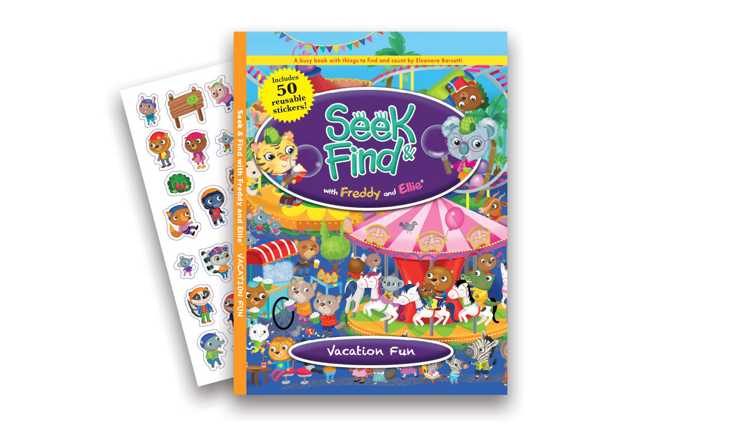 Seek & Find with Freddy and Ellie® - Vacation Fun – Frederic Thomas  Childrens Books (a Division of Frederic Thomas USA, Inc.)